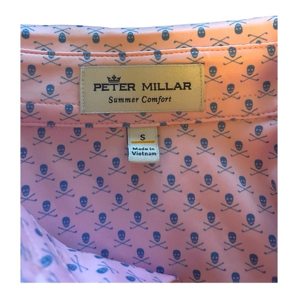 Peter Millar Skull In One Performance Jersey Polo - Picture 3 of 7